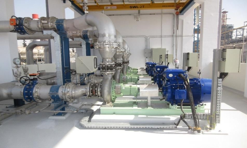 Pump hall