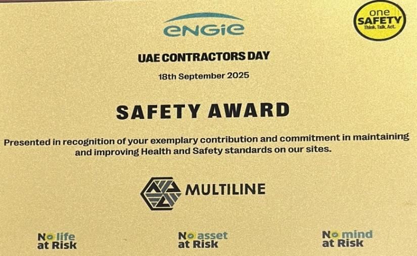 Safety Award, Contractors Day